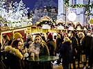 Vánoní trhy na námstí Míru v Praze