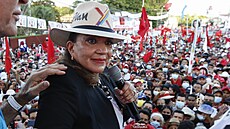 Kandidátka na prezidentku Hondurasu a bývalá první dáma Xiomara Castrová