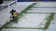 Atalanta - Villarreal: v Bergamu začalo dvě hodiny před výkopem hustě sněžit,... | na serveru Lidovky.cz | aktuální zprávy