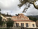 Hossios Loukas, chrámy monastyru ukrývají vzácené byzantské fresky a mozaiky