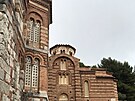 Hossios Loukas, tradiní byzantská architektura v kláterním areálu