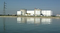 Francouzská jaderná elektrárna Fassenheim na hranicích s Německem.