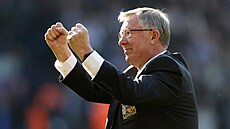 Trenér fotbalist Manchesteru United Alex Ferguson