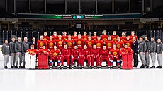 Ruská reprezentace do 20 let p�ed startem �ampionátu p�i spole�ném focení.