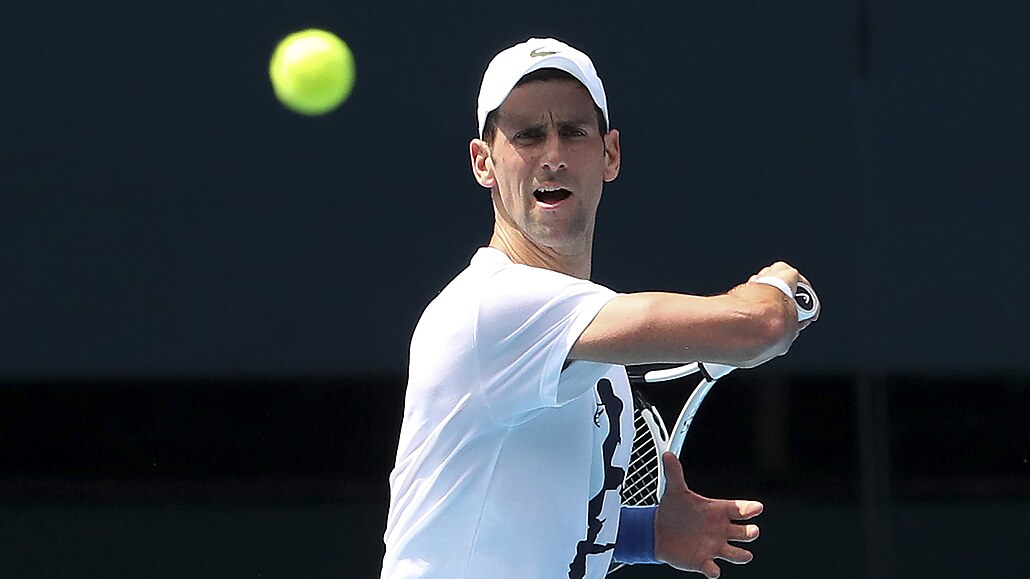 Novak Djokovič už v Austrálii trénuje.