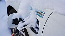 Elektroauto v zimě - ilustrační foto. | na serveru Lidovky.cz | aktuální zprávy