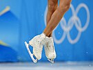 Kamila Valijevová na olympiád v Pekingu 2022.