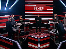 Propagandistická talk show Ve�er s Vladimirem Solovjovem je vysílána ka�dou...