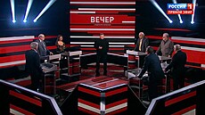 Propagandistická talk show Veer s Vladimirem Solovjovem je vysílána kadou...