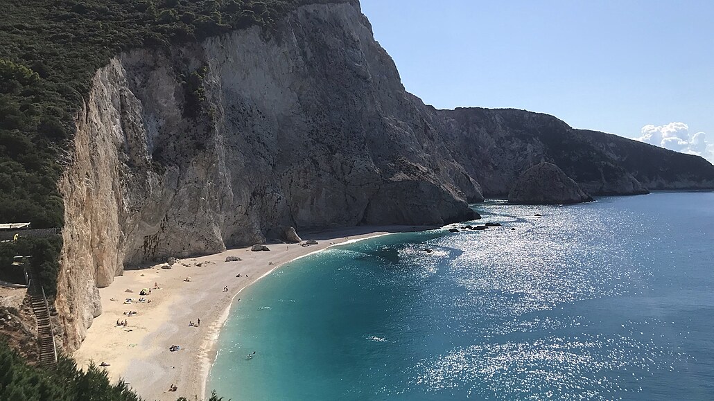 Lefkada, pláž Porto Katsiki patří k nejkrásnějším místům, kde jsme se na tomto...