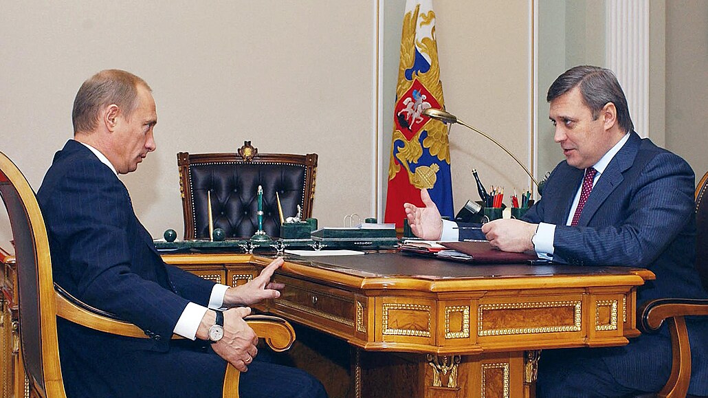Vladimir Putin a Michail Kasjanov.