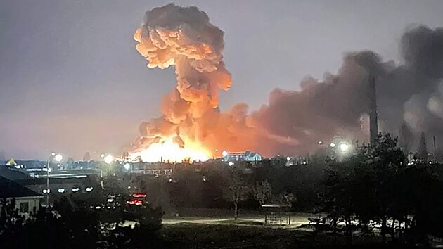 Siln exploze v Kyjev