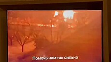 Záběry z války na ruské státní televizi poté, co kanály hacknula skupina... | na serveru Lidovky.cz | aktuální zprávy