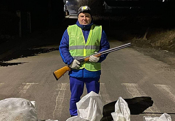 Trenér národního achového týmu Ukrajina mezinárodní velmistr Oleksandr Sulypa.