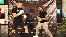 Vasil Ducár na oteveném tréninku ped odletem do Dubaje.