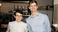 éfkucha Barbora imnková a sommelier Michal Bílek