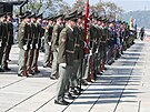 Praha 8.5.2022 Pietní akt k 77. výroí ukonení boj 2. svtové války v Evrop....
