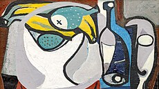 Emil Filla/Záti�í s ovocem a lahví