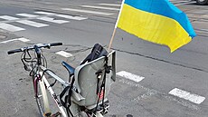 Kolo starosty Prahy 5 se stalo symbolem podpory Ukrajiny.