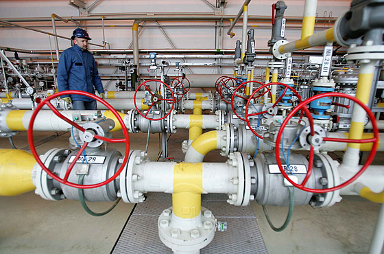 Zásobník plynu v Hájích na P�íbramsku