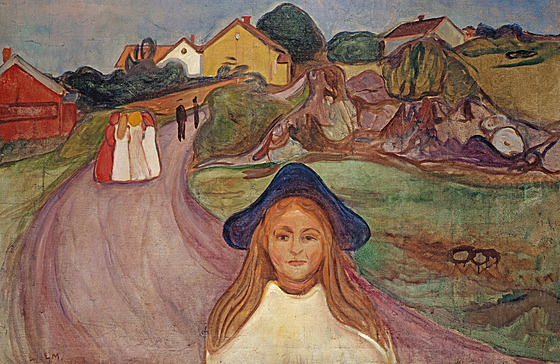 Edvard Munch: Street in Aagsgaardstrand, 1901