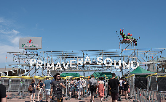 Vstupní brána na festival Primavera Sound