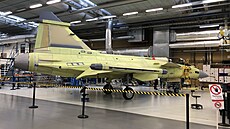 Stíhačka gripen ve švédské továrně Saab Aeronautics | na serveru Lidovky.cz | aktuální zprávy