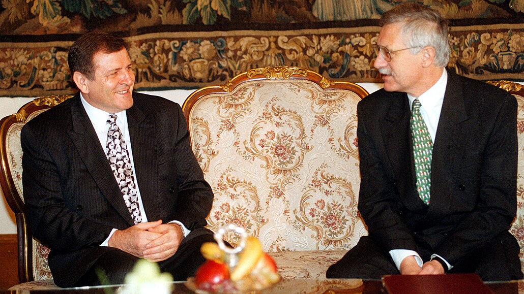Vladimír Meiar a Václav Klaus.