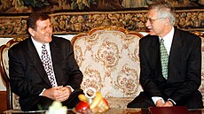 Vladimír Mečiar a Václav Klaus.