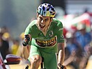 Tour de France 2022, 18. etapa: spokojený Wout van Aert v cíli.