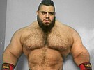 Pifouknutý Sajad Gharibi, alias Íránský Hulk.