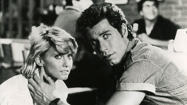 American actor John Travolta and actress Olivia Newton-John in the movie Two of a Kind, USA 1983