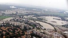 Zatopené �eské Bud�jovice.