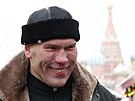 Nikolaj Valujev v roce 2021 na Rudém námstí v Moskv.