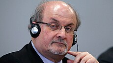 Salman Rushdie na snímku z roku 2015.