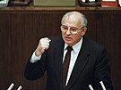 Michail Gorbaov na snímku z ledna 1991