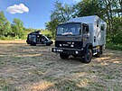 Expedi�ní Magirus pochází z roku 1979 a díky slu�b� u hasi�� nízký nájezd...