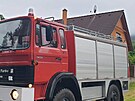 Expedi�ní Magirus v p�vodním stavu, tedy jako hasi�ský speciál.