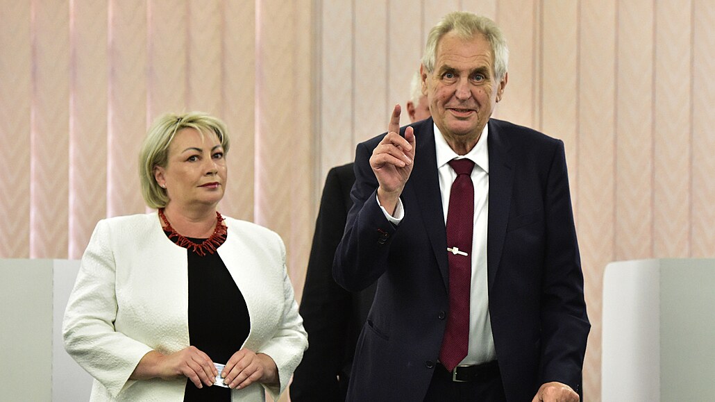 Miloš Zeman při posledních volbách v roce 2021.