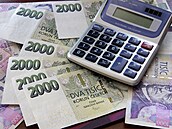 Kalkulaka a peníze