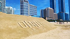 Na Haeundae pláži rostly výtvory z písku. | na serveru Lidovky.cz | aktuální zprávy