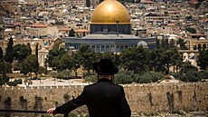 Výhled na Jeruzalém se Skalním dómem z Olivetské hory