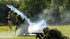 Výcvik voják aktivní zálohy Teritoriálních sil Armády R, 12. íjna 2022,...