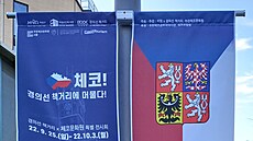 Upoutávka na �eskou kni�ní výstavu v Soulu.