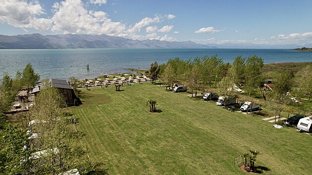 Lake Shkodra Resort, Albnie - nejlpe vybaven kemp v Albnii