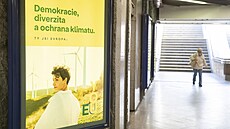 Plakáty s reklamou na podporu evropanství