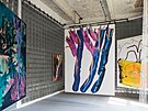 Expozice výstavy Global Weirding(2021) v galerii Marslab