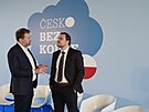 Zden�k Petzl a René Ned�la na konferenci �esko bez kou�e.