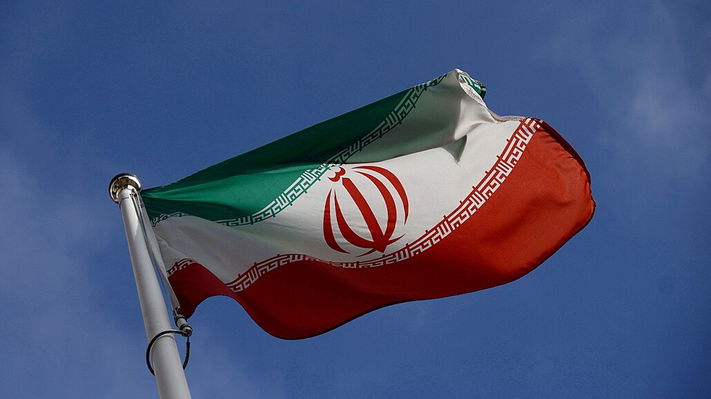 Vlajka Íránu.