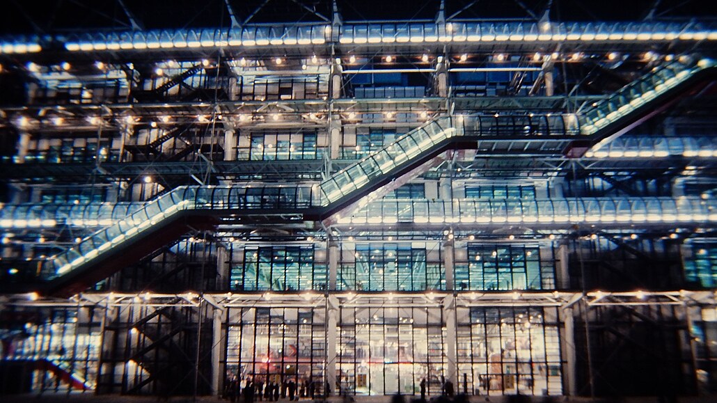 The Pompidou Center v Paříži.